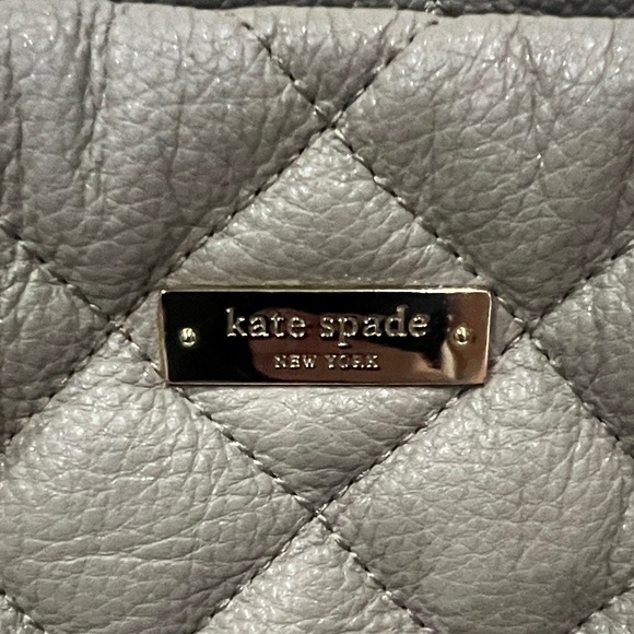 Kate‎ Spade Quilted Leather Tote Bag - Taupe - Picture 2 of 13